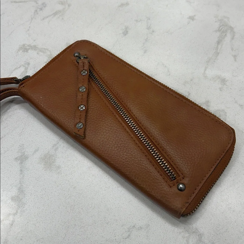 Free People Distressed Vegan Leather Wallet